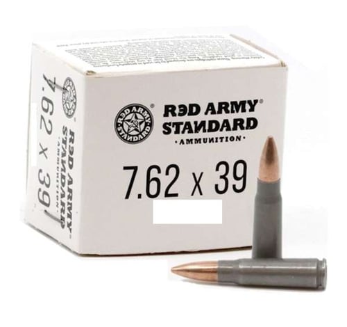 Red Army Standard AM3371 Rifle  7.62x39mm 122 gr Hollow Point (HP) 20 Bx/50 Cs