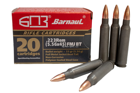 Barnaul Ammunition BRN 223REM SPBT62 Rifle Ammo 223 REM 62gr SPBT