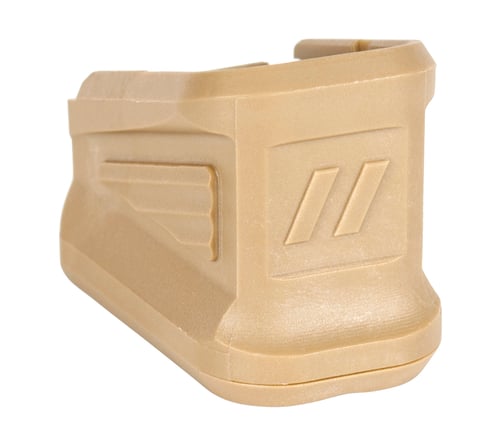 ZEV BPAD-G17-5-FDE Basepad  made of Polymer with Flat Dark Earth Finish for Glock 17rd Magazines (Adds 5rds)