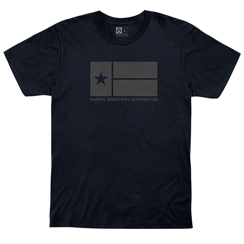 Magpul MAG1201-410-S Lone Star  Navy Cotton/Polyester Short Sleeve Small