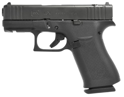 Glock UX4350201FRMOS G43X MOS Slim Sub-Compact 9mm Luger 10+1 3.41