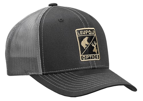 Leupold 170580 Trucker Wildlife Black/Gray Structured