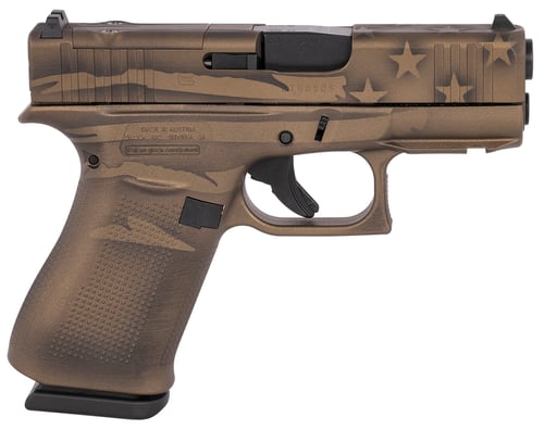 Glock PX4350204FRMOS-BBBWFLA G43X MOS Subcompact 9mm Luger 3.41