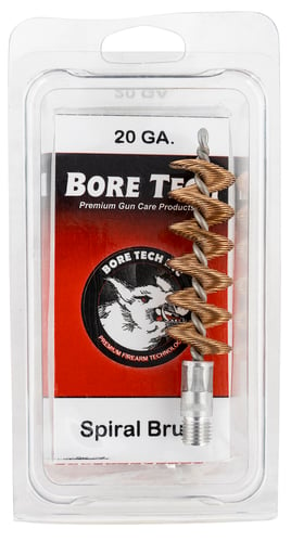 Bore Tech BTSB-20-100 Spiral Brush 20 Gauge Shotgun Firearm 5/16-27 Thread 2.75