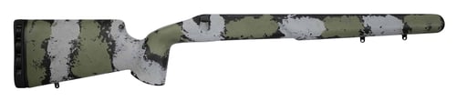 Iota Outdoors 941311100153281211 Kremlin  Textured Large Pattern Matte Black Olive Carbon Fiber Fixed with M24 Barrel Contouring for Tikka T3 Right Hand