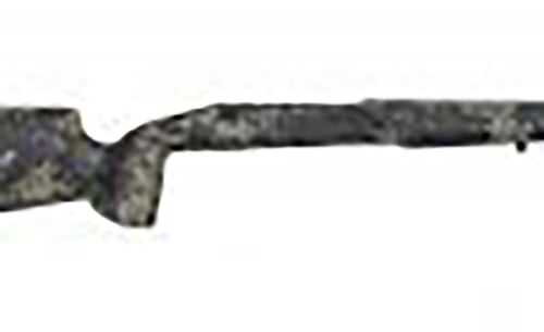 Iota Outdoors 13C1211100153281211 EKO  Matte Large Pattern Midnight Gray with Clear Coat Carbon Fiber Fixed with M24 Barrel Contouring for Tikka T3 Right Hand