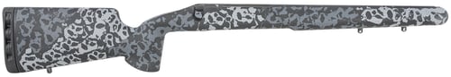 Iota Outdoors 971211102113211211 Kremlin  Textured Large Pattern Matte Midnight Gray Carbon Fiber Fixed with M24 Barrel Contouring for Remington 700 Long Action Right Hand