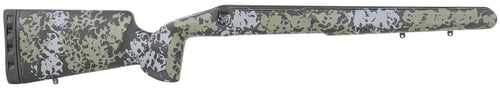 Iota Outdoors 971311102113211211 Kremlin  Textured Large Pattern Matte Black Olive Carbon Fiber Fixed with M24 Barrel Contouring for Remington 700 Long Action Right Hand