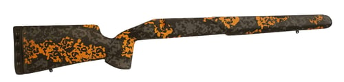 Iota Outdoors 971216101113211211 Kremlin  Matte Large Pattern Desert Gray with Clear Coat Carbon Fiber Fixed with Varmint Barrel Contouring for Remington 700 Short Action Right Hand
