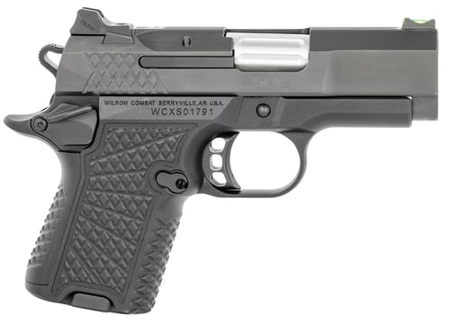 Wilson Combat SFX9SC3A SFX9 Sub-Compact 9mm Luger 10+1 15+1 3.25