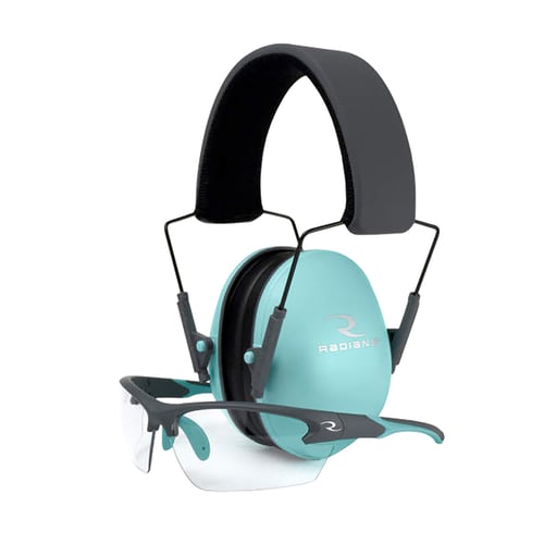 Radians LS0820CKCS Radians Ladies Ears and Eyes Combo, Aqua