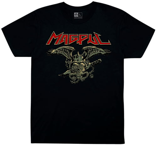 Magpul MAG1220-001-S Heavy Metal  Black Cotton Short Sleeve Small
