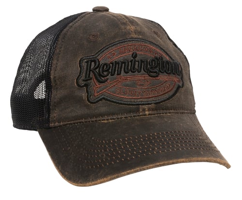 Outdoor Cap RM17A Remington Cap Cotton Black/Brown Unstructured OSFA