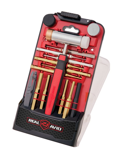 REAL AVID ACCU-PUNCH HAMMER AND PIN PUNCH SET BRASS