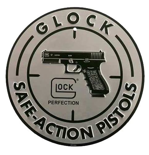 Glock AD00060 Safe Action  Silver/Black Aluminum 12