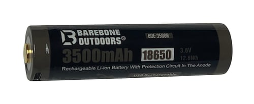 Barebone Outdoors BO33500R 18650 Rechargeable Compatible With TPL-25/HPL-50