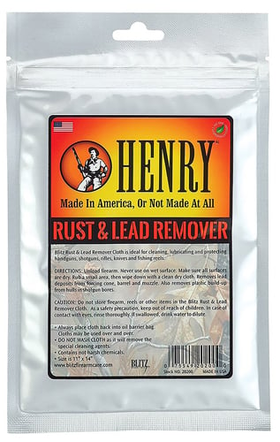 Henry 20200PC Rust & Lead Remover Cloth Blitz Treated Cotton Flannel 11