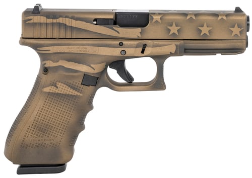 Glock UG1750204BBBWFLAG G17 Gen4 9mm Luger  4.49