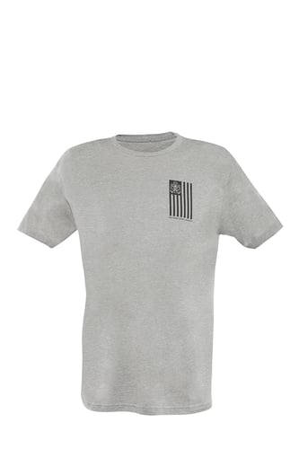 Springfield Armory GEP2049S Defend Your Legacy Mens Heather Gray Cotton/Polyester Short Sleeve Small