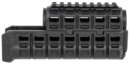 NcStar DLG-136 M-LOK Handguard  Heat-Resistant Polymer Black for AK-Platform