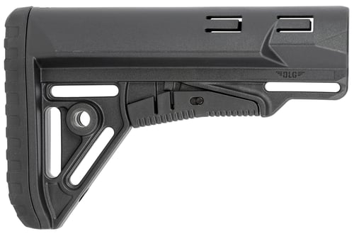 NcStar DLG-131 Sharp Commercial Stock Black Polymer Adjustable Stock with  Metal QD Bases 1.5