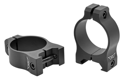 Warne Vapor Aluminum Scope Rings  <br>  Matte Black 30mm Low