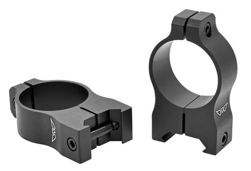 Warne Vapor Aluminum Scope Rings  <br>  Matte Black 30mm High