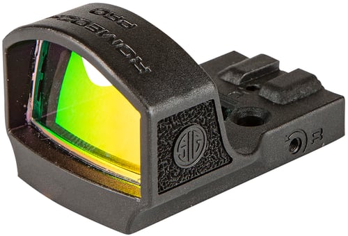 Sig Sauer Electro-Optics SOR01210 ROMEOZero R 1 x 30mm Open Reflex Sights Black 1x 30mm 10 MOA Red Dot  Reticle