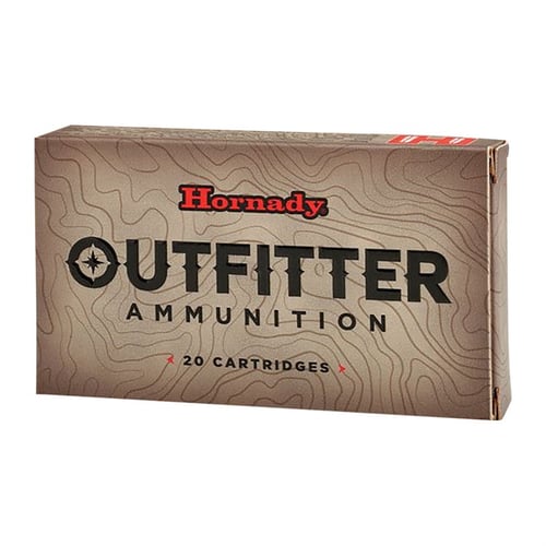Hornady 814874 Outfitter  6.5 Creedmoor 120 gr Copper Alloy eXpanding 20 Per Box/ 10 Case