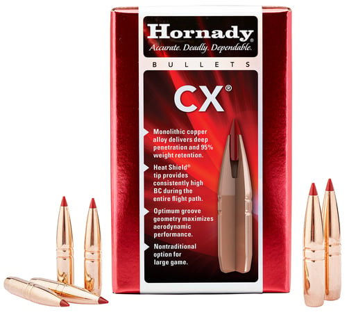 Hornady 26178 CX  6.5mm 130 gr Copper Solid 50 Per Box/ 25 Case