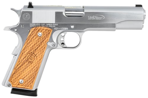 TSA AMERICAN 1911 GOV CHROME 45ACP 8RD