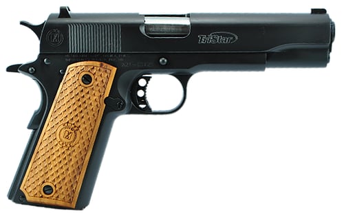 GOVERNMENT 1911 38SUP BLUE 8+1 | CHECK WOOD GRIP