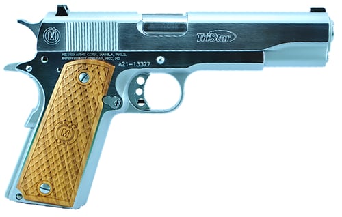 GOVERNMENT 1911 38SUP CHRM 8+1 | CHECK WOOD GRIP