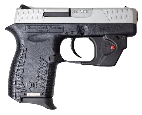 Diamondback DB0101E001 DB380 Gen4 w/Viridian Laser 380 ACP 6+1 2.80