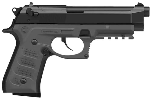 Recover Tactical BC2-04 Grip & Rail System  Gray Polymer Picatinny  for Most Beretta 92 & M9 Models