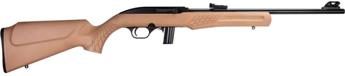 RS22 22LR BLK/FDE 18 Inch 101  SEMIAUTOFIBER OPTIC SIGHTS | .22 LR | 754908211708