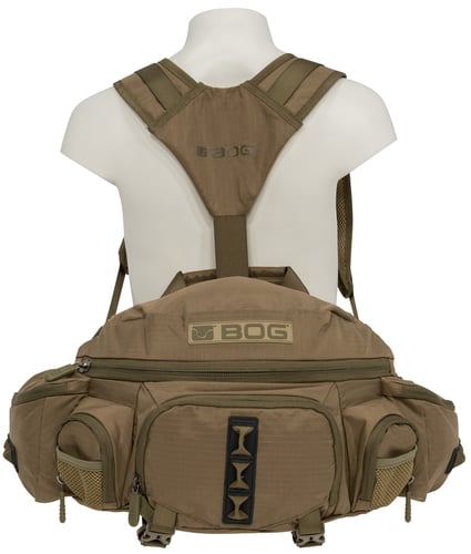 Bog-Pod 1159190 Ultimatum Hunting Fanny Pack made of Tear Resistant Nylon with OD Green Finish, YKK Zippers, 1000 cu.in Volume & Padded EVA Waist Belt