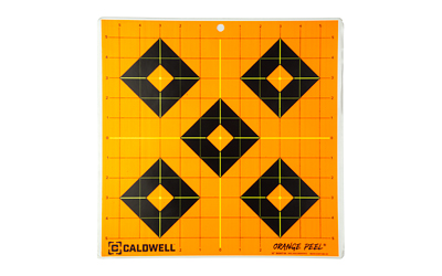 Caldwell 1166104 Orange Peel  Black/Orange Self-Adhesive 5 Sheets