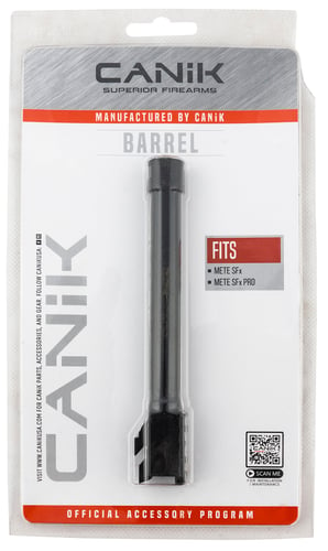 Century Arms PACN0023 Mete SFX  9mm Luger Black Steel Fluted/Threaded Match Grade Barrel Fits Mete, SFX Mete, SFX Pro