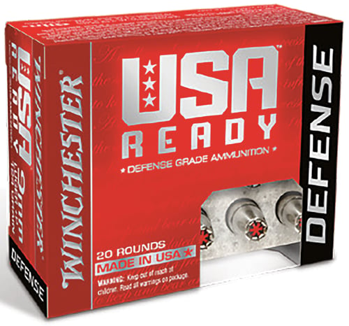 Winchester Ammo RED10HP USA Ready 10mm Auto 170 gr Hex Vent Hollow Point 20 Per Box/ 10 Case