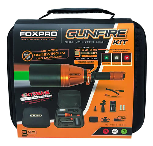 Foxpro GUNFIRE Gun Fire  Orange/Black Metal White/Green/IR Filter