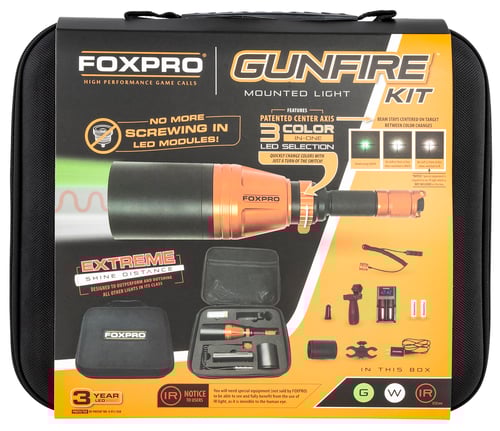 Foxpro GUNFIRE KIT Gun Fire Kit Orange/Black Metal White/Green/IR Filter | 831621007822