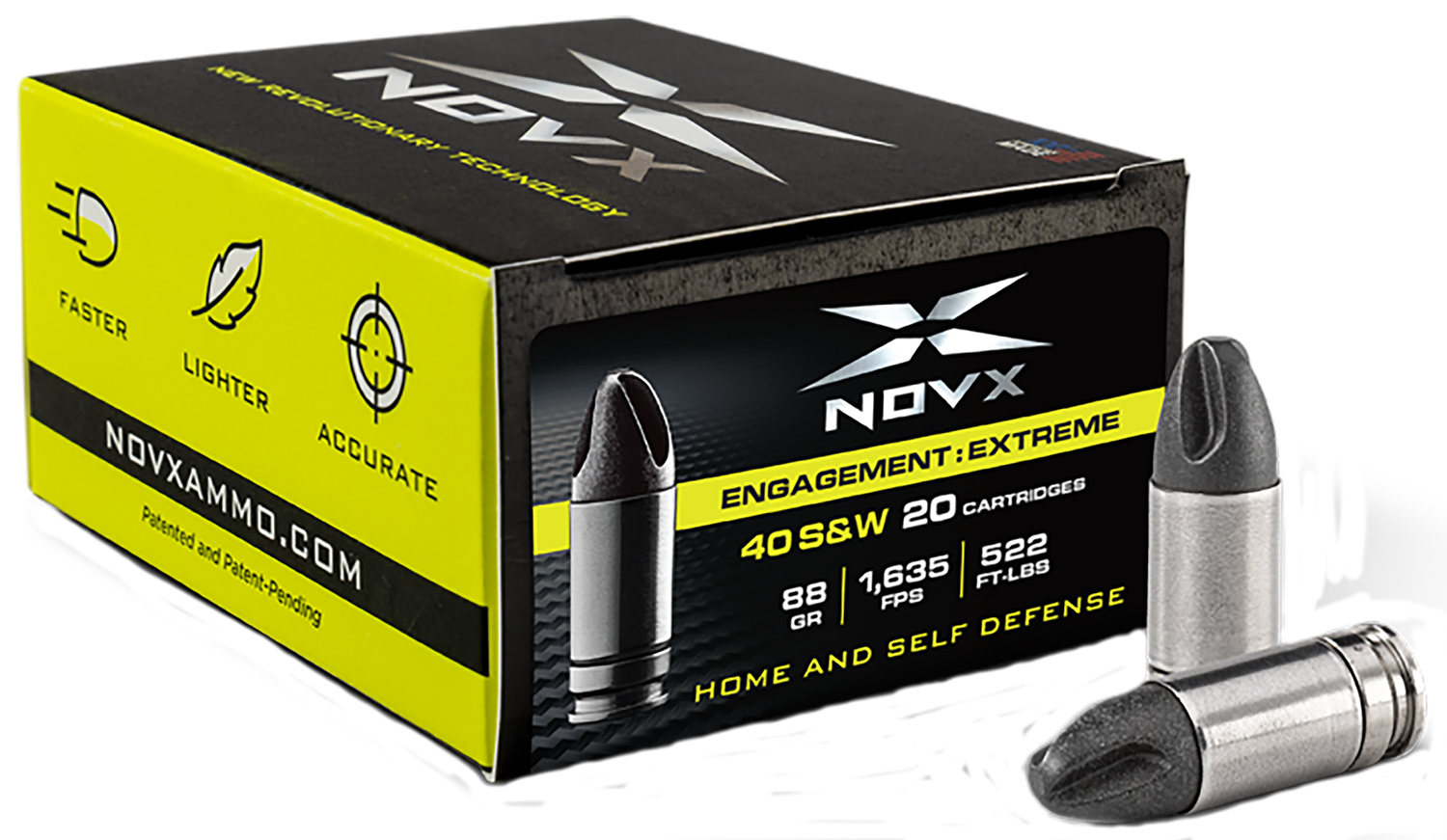 NOVX AMMO 40SW 88GR ENGAGE EXTREM 20/10