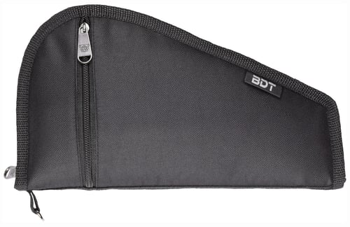 Bulldog BDT619B Deluxe Pistol Case With Pocket & Sleeve, Black Water-Resistant Outer Shell, Impact-Resistant Padding, Heat-Resistant Quilted Lining 9