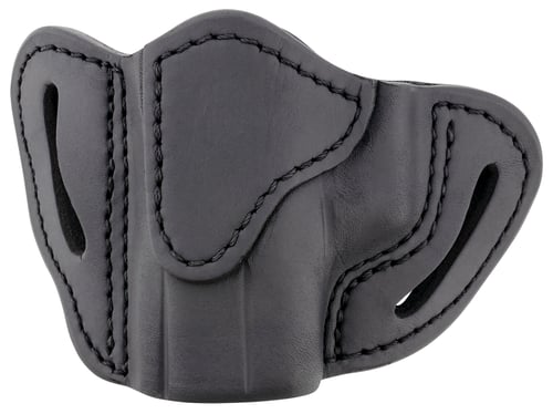 1791 Gunleather ORBHCSBLL BHC Optic Ready OWB Compact Stealth Black Leather Belt Slide Compatible w/Glock 43/Sig P365/Walther PPK Left Hand