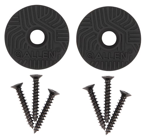 Allen 5649 Disc Gun & Tool Magnet Set Black Metal Screw On 2 pk