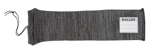 Allen 13170 Stretch Knit Handgun Sock  Gray Silicone-Treated Knit w/Custom ID Labeling Holds Handguns 14