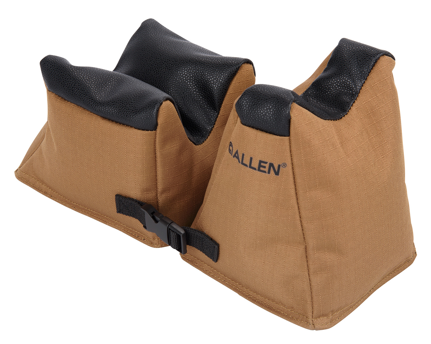 Allen 18411 X-Focus Combo Prefilled Front and Rear Bag, Coyote w/Black Accents Ripstop Polyester, Tacky Grip Bottom Weighs 5.10 lbs., 11.50