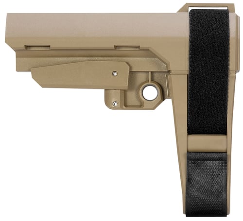 SB Tactical SBA3 Pistol Stabilizing Brace 5-Position Adjustable FDE