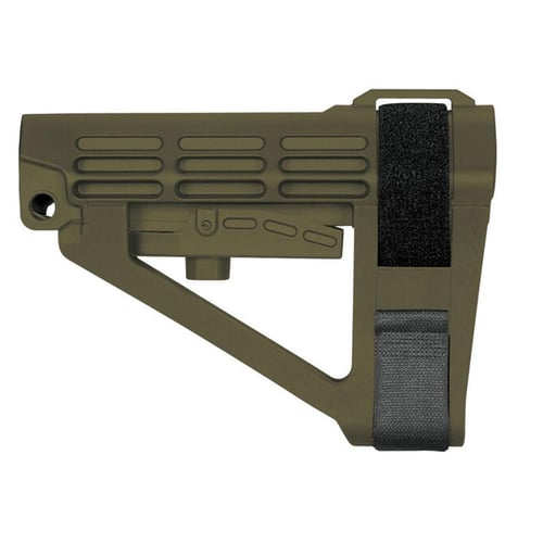 SB Tactical SBA4X04SB SBA4 X OD Green Adjustable Synthetic AR-Platform